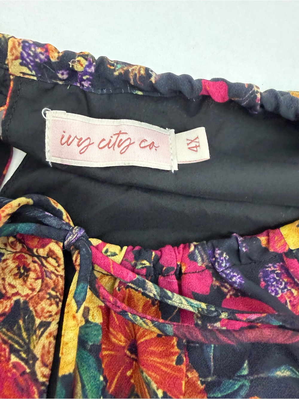 Ivy City Co. Imogen Dress in Night Garden Maxi Floral Boho Bohemian - Picture 15 of 16